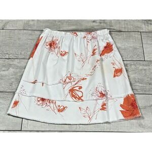 Vintage Lilly of California Layered Floral Skirt Size XL Beach Coastal Boho Chic